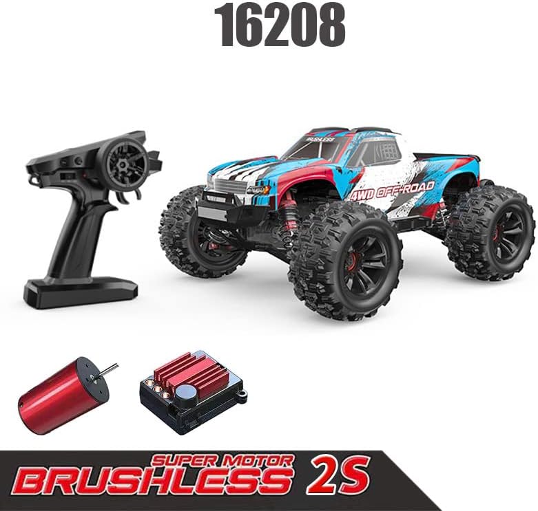 Hyper Go MJX 16208 RC Truck, 1/16 Brushless Off-Road 45km/h, 4WD