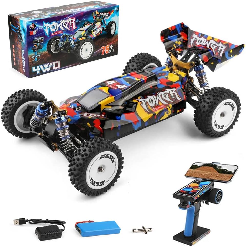 WLtoys 124007 1/12 RC Car 2.4GHz 75KM/H High Speed Off Road 4WD Trucks