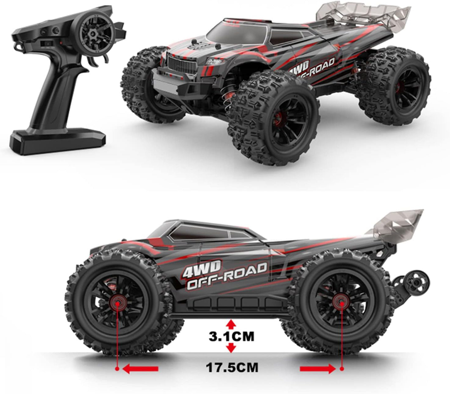 Hyper Go MJX 16210 RC Truck, 1/16 Brushless Off-Road 45km/h, 4WD