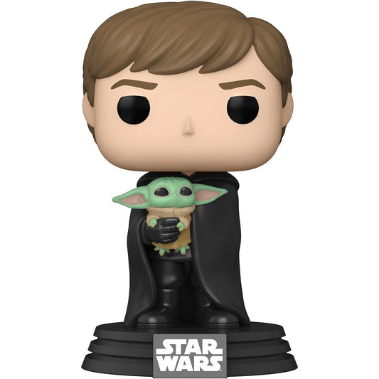 Funko Pop! Star Wars: The Mandalorian - Luke Skywalker with Grogu #482