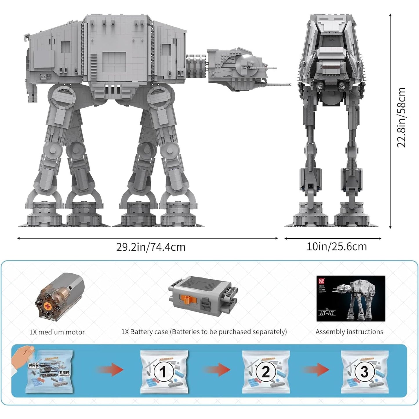 Mould King 21015 AT-AT Walker with 6919 pieces