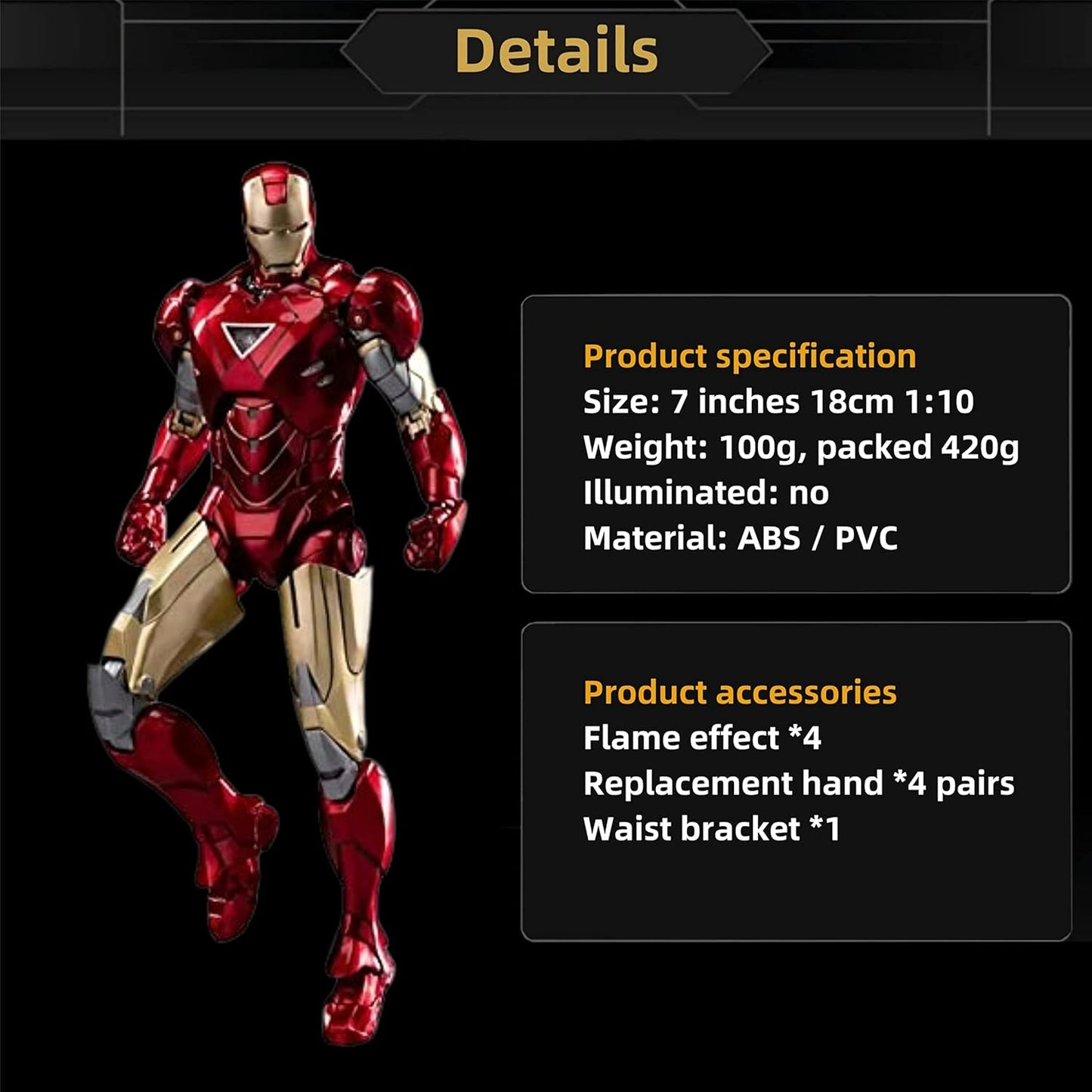 Marvel Avengers MK VI Collectible Action Figure