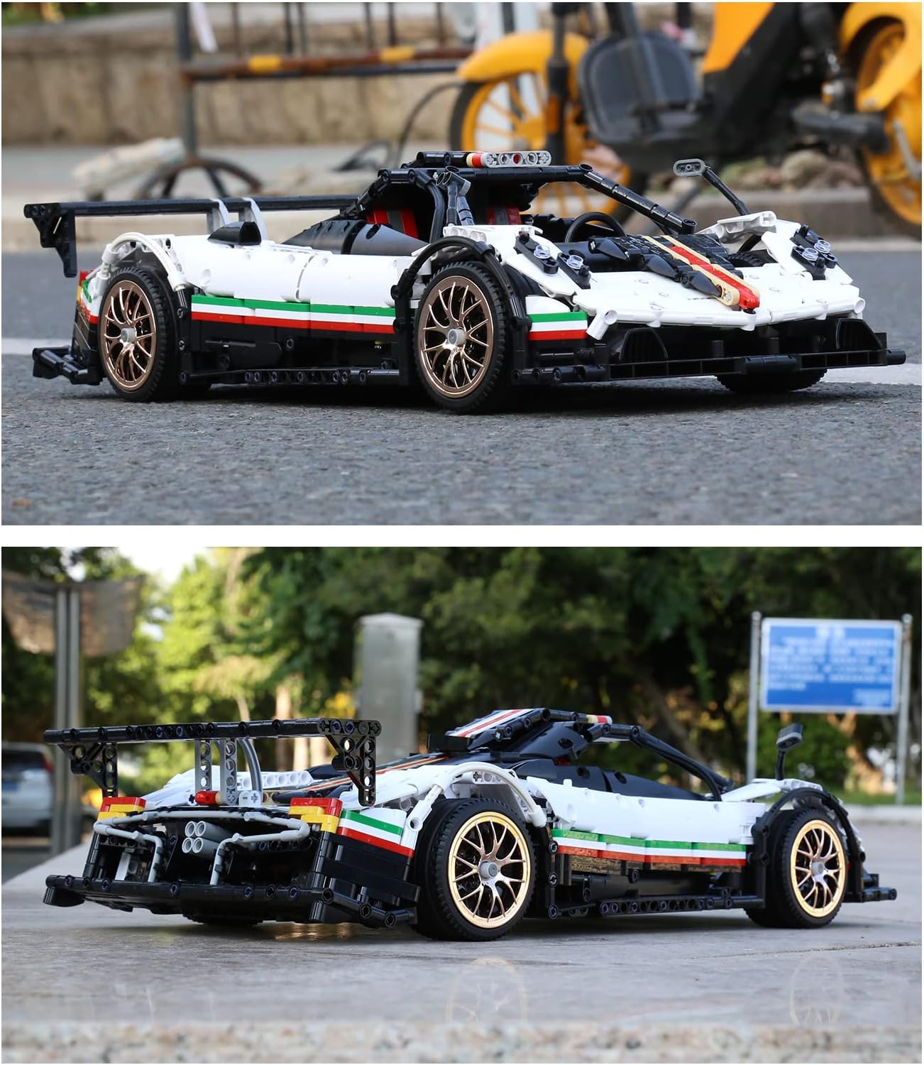 Mould King 13060 Pagani Zonda R 1:8 RC with 2299 pieces
