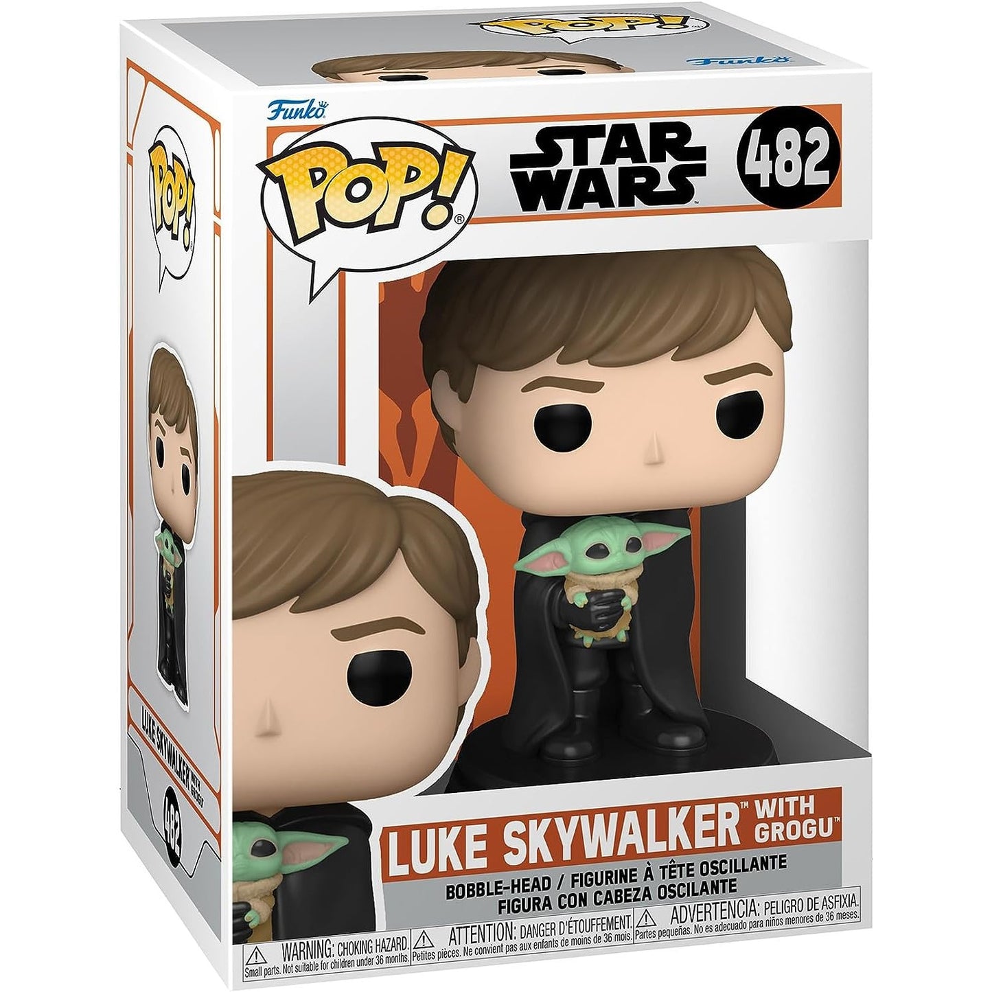 Funko Pop! Star Wars: The Mandalorian - Luke Skywalker with Grogu #482
