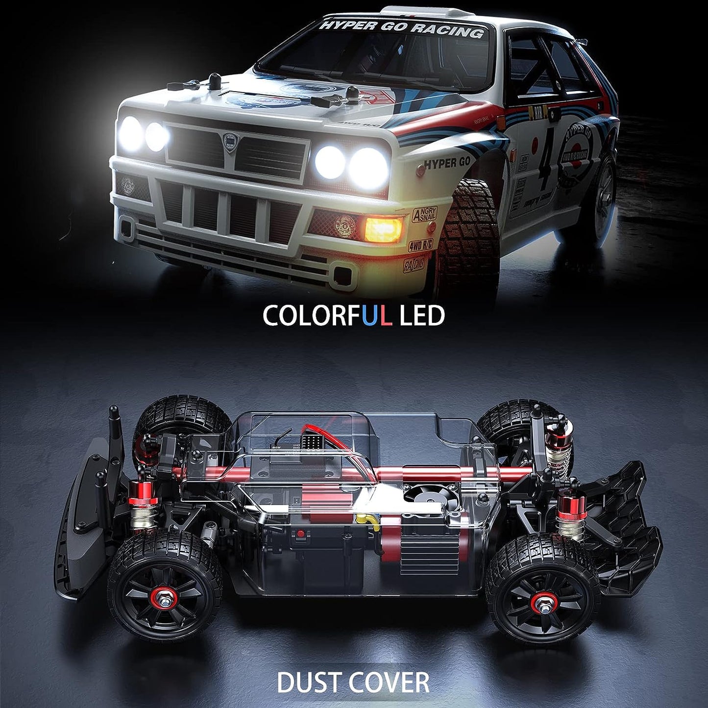 Hyper Go MJX 14302 RC Truck, 1/14 High Speed Drift Truck 42km/h, 4WD