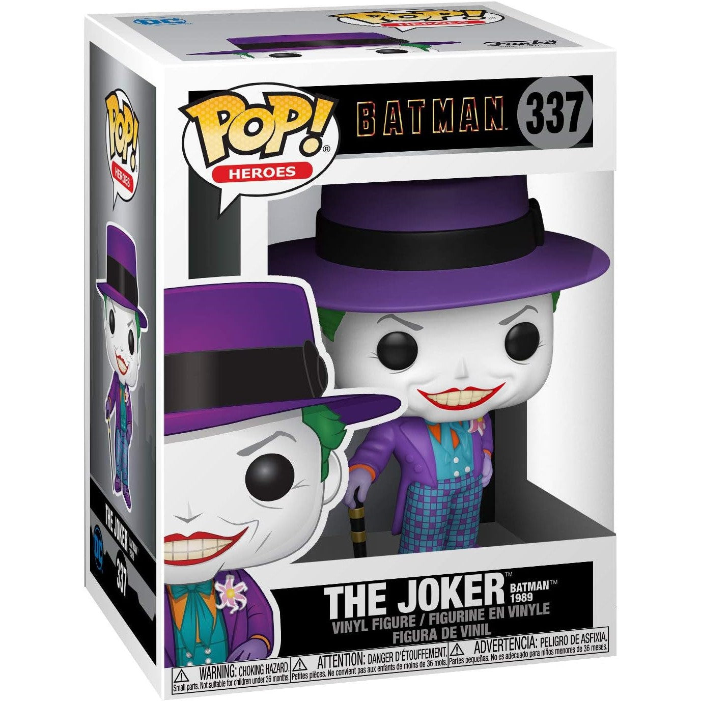 Funko Pop! Heroes:Batman 1989-Joker with Hat #337