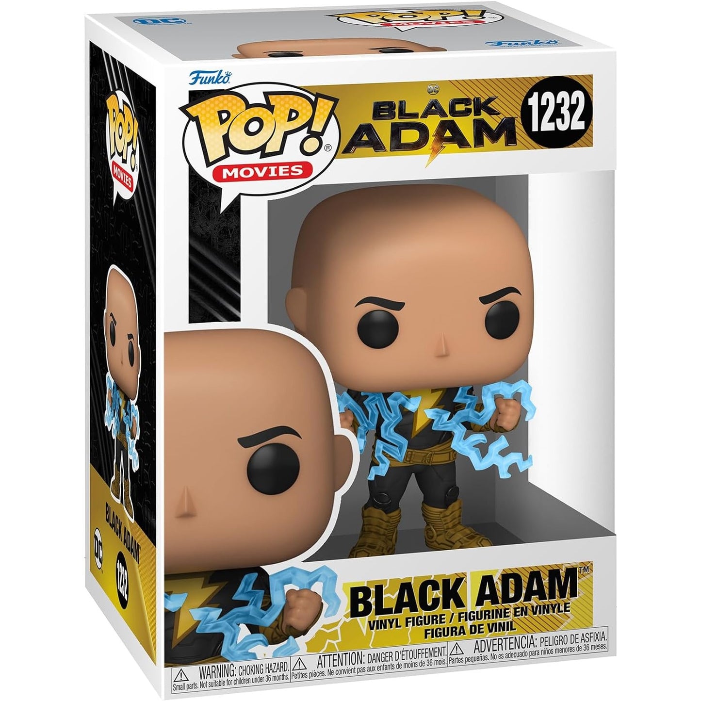 Funko POP! Deluxe: DC Comics Black Adam with Lightning 4.41-in Figure #1232