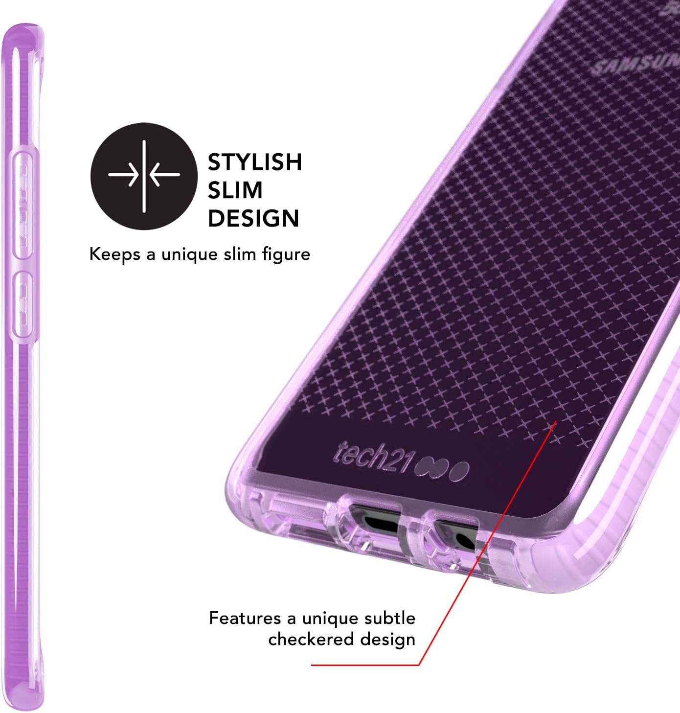 Tech21 Evocheck Galaxy S10+ Case (Ultra Violet)