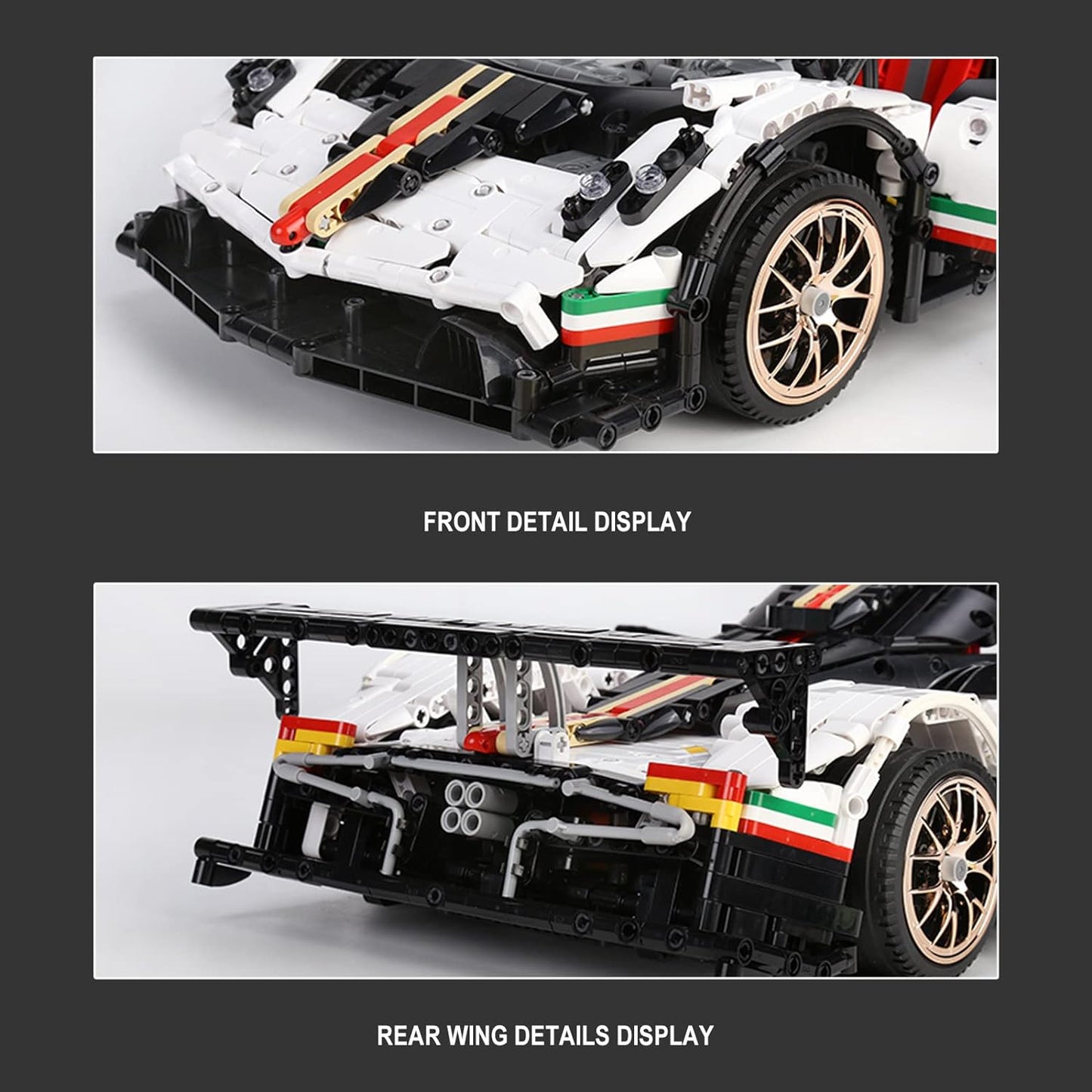 Mould King 13060 Pagani Zonda R 1:8 RC with 2299 pieces