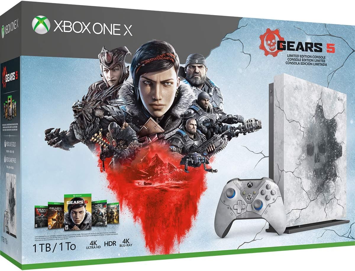 Xbox One X 1Tb Console - Gears 5 Limited Edition Bundle