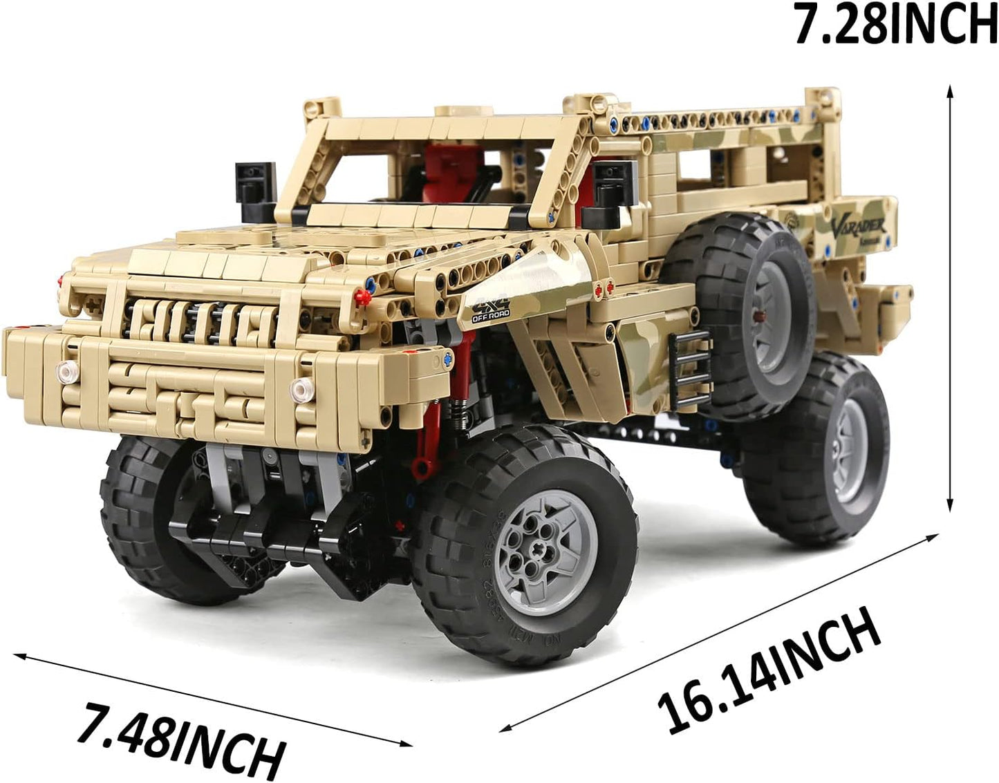 Mould King 13131 Paramount Marauder RC Car with 2028 pieces