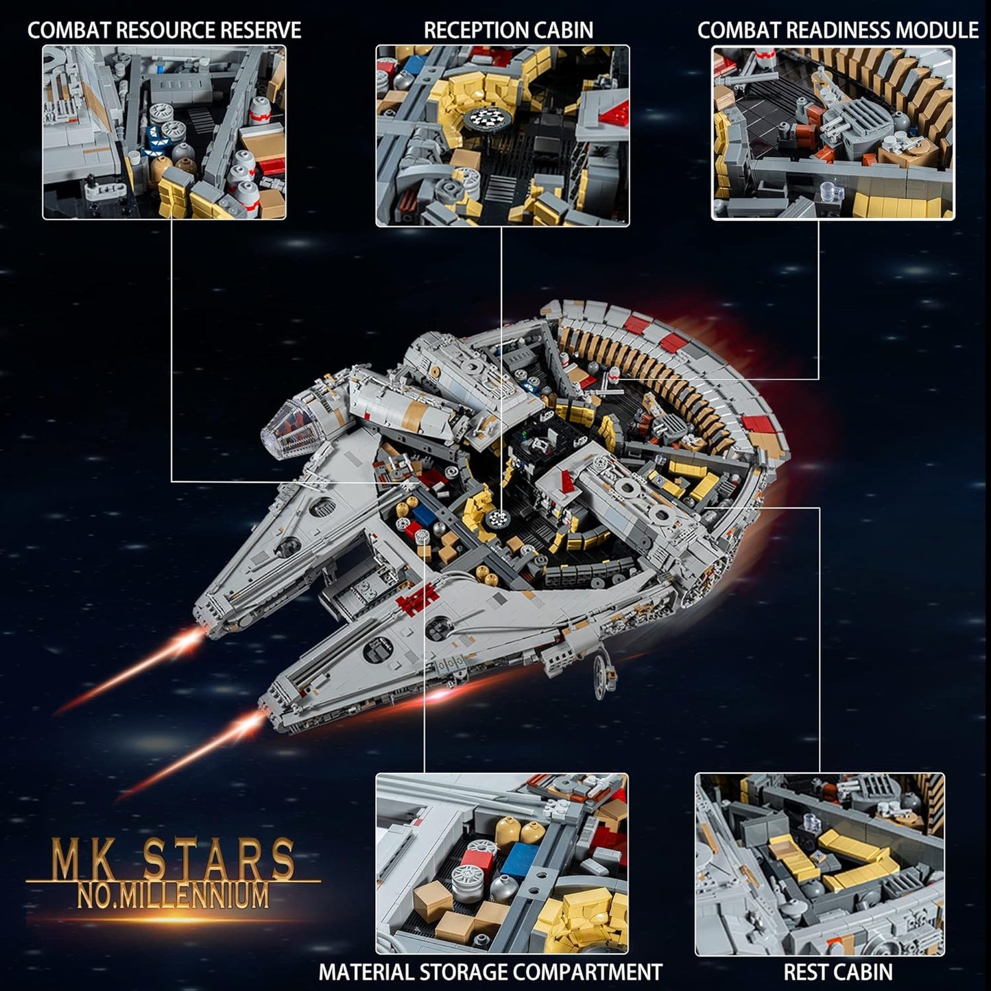 Mould King 21026 UCS Millennium Falcon with 12688 pieces