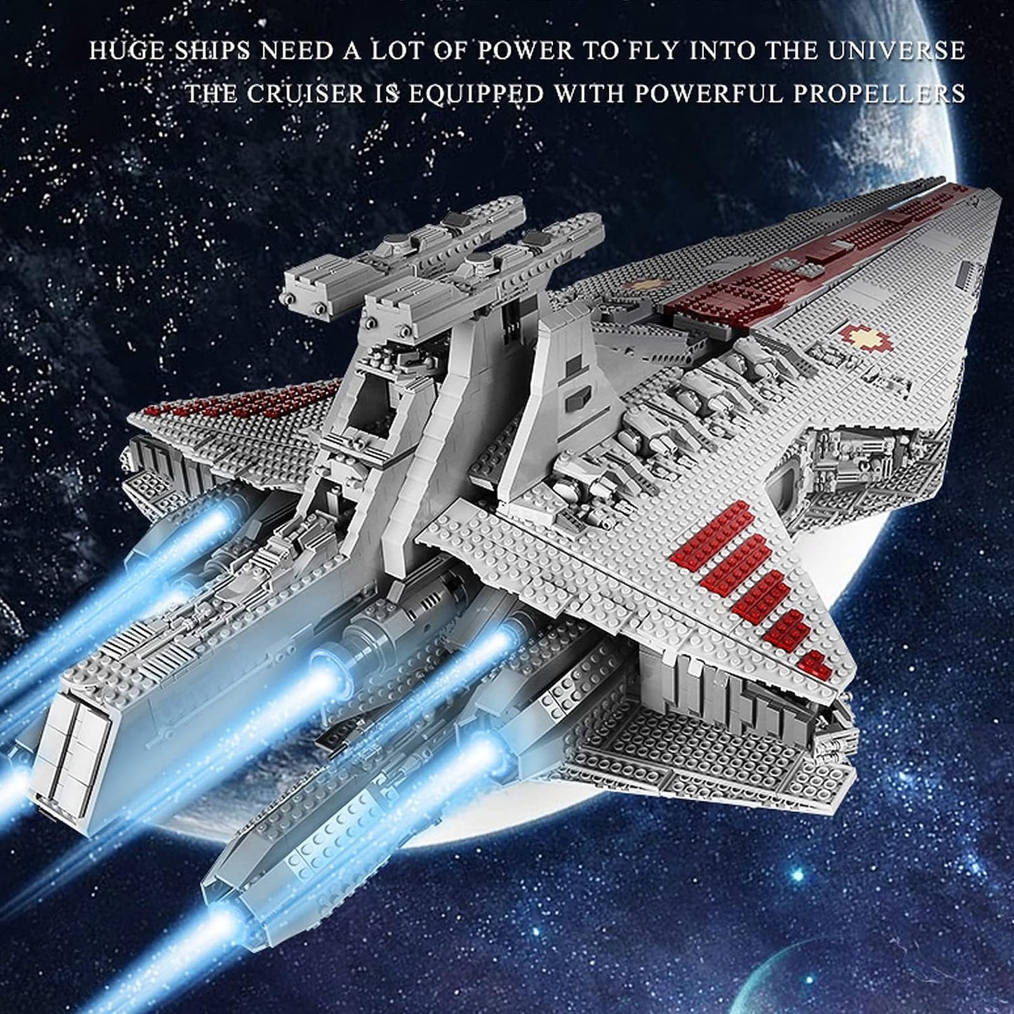 Mould King 21005 Republic Attack Cruiser with 6685 pieces