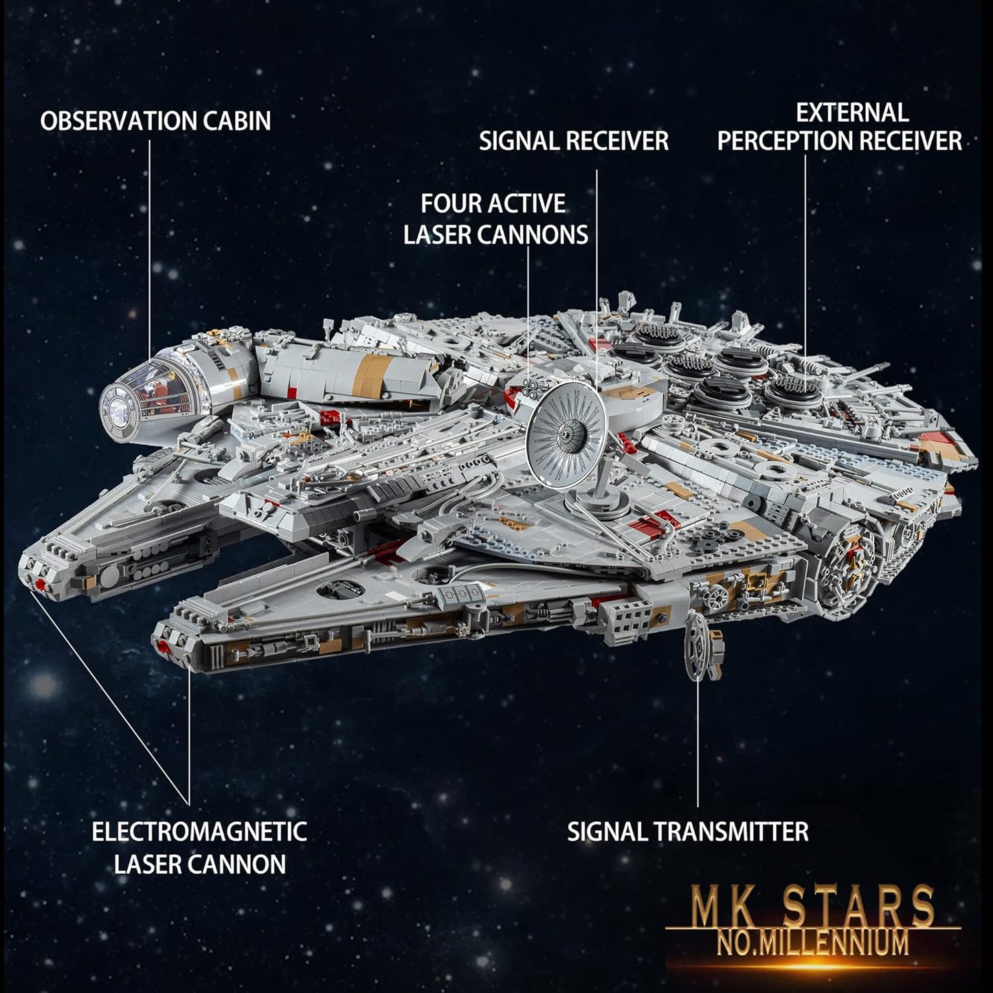 Mould King 21026 UCS Millennium Falcon with 12688 pieces