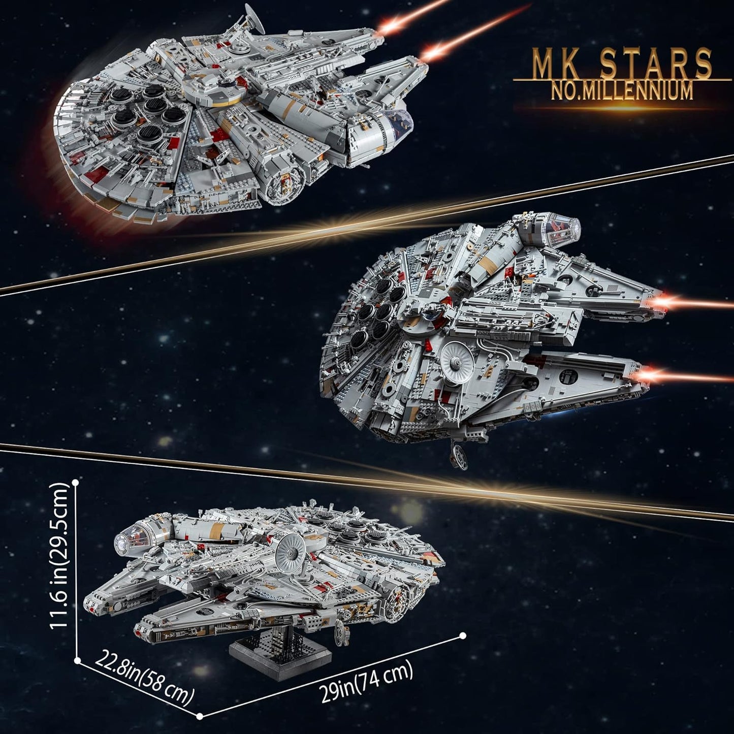 Mould King 21026 UCS Millennium Falcon with 12688 pieces