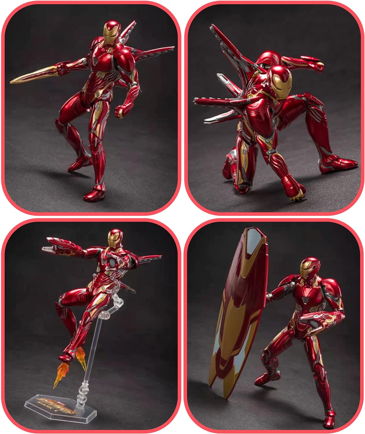 Marvel Avengers Infinity Wars Iron Man MK 50 Collectible Action Figure