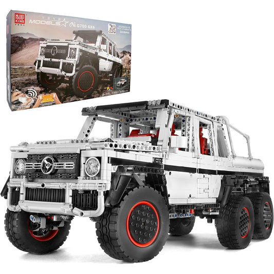 Mould King 13061 Mercedes Benz G700 6x6 RC Car with 3686 pieces