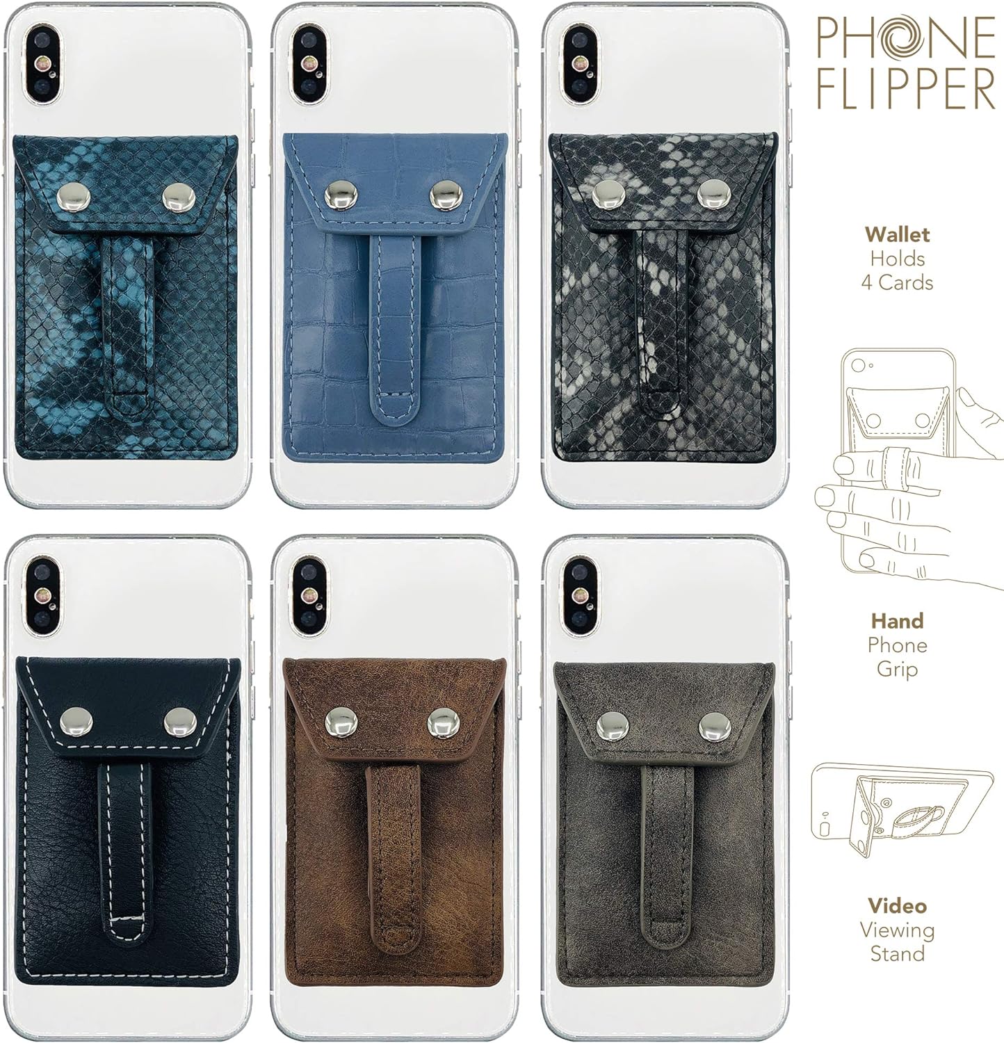 Phone Flipper Phone Wallet Attachment