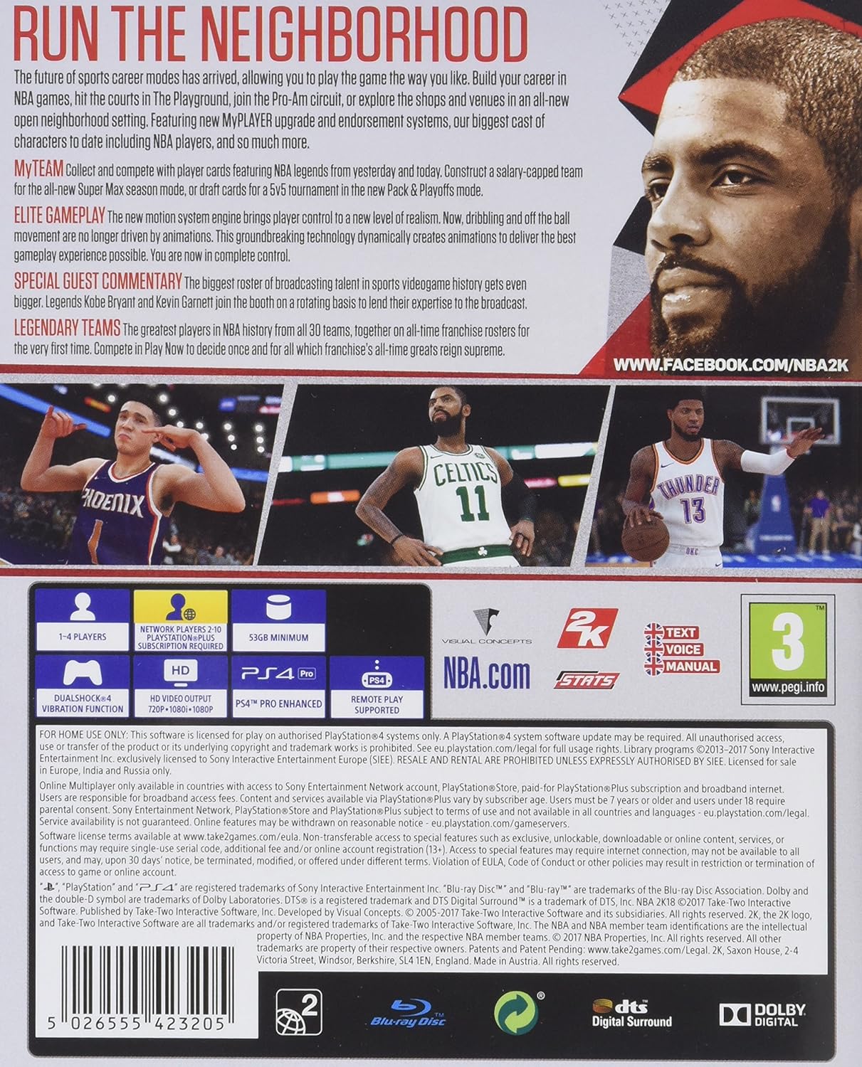 NBA 2K18 (PS4) (Pre-owned)