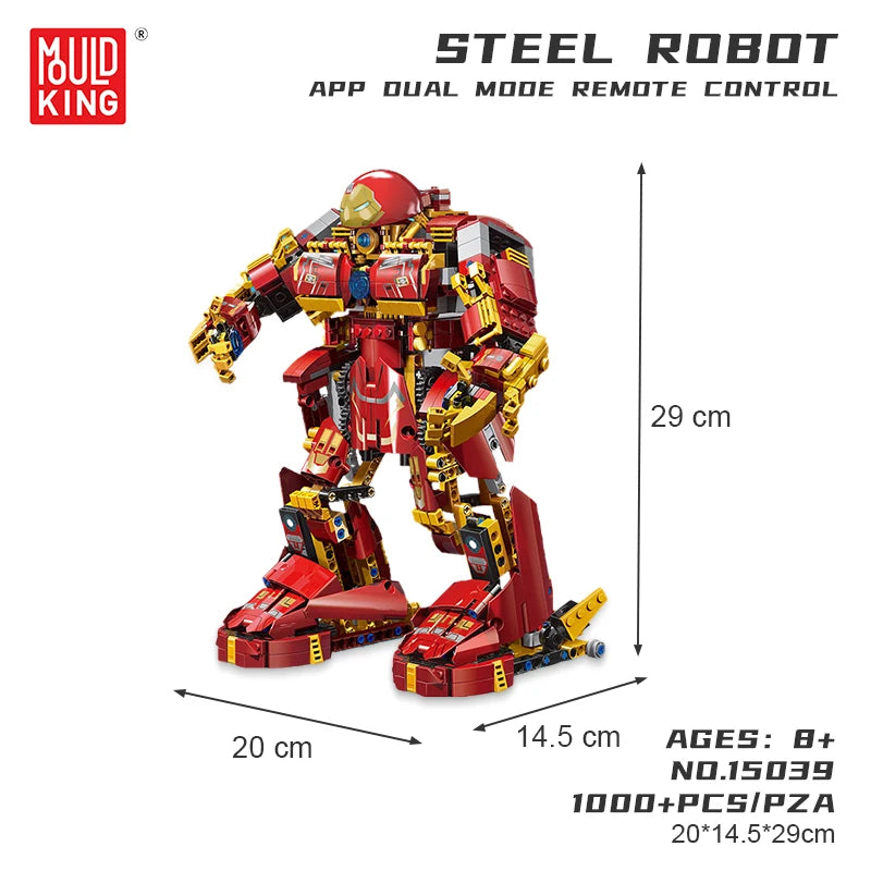 Mould King 15039 Buster Robot with 1000 pieces
