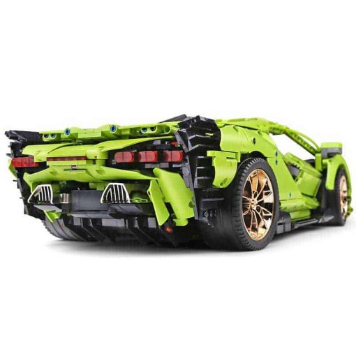 Mould King 13057S Lamborghini Sian Green with 3868 pieces