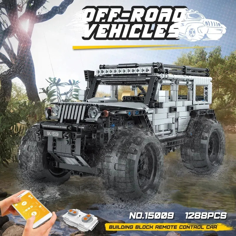 Mould King 15009 Jeep Wrangler Expedition with 1288 pieces