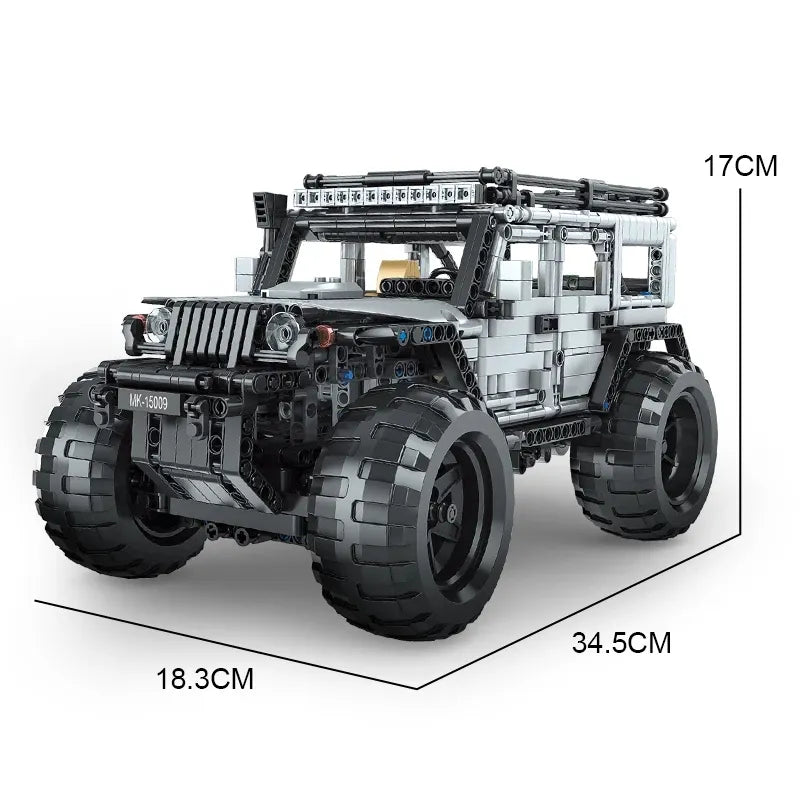 Mould King 15009 Jeep Wrangler Expedition with 1288 pieces