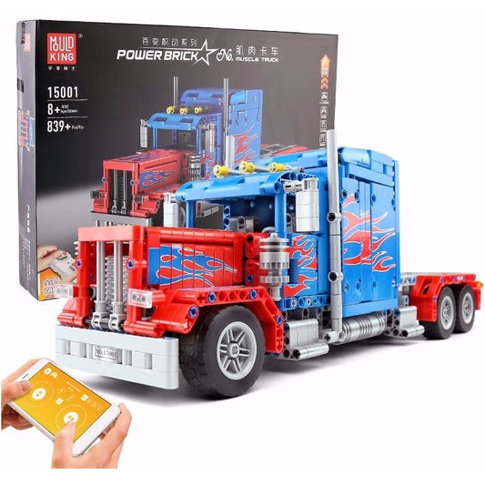 Mould King 15001 Peterbilt 389 RC Truck with 839 pieces