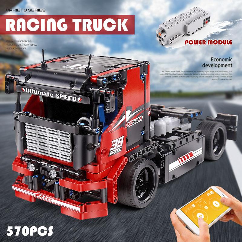Mould King 15002 RC Race Truck with 570 pieces