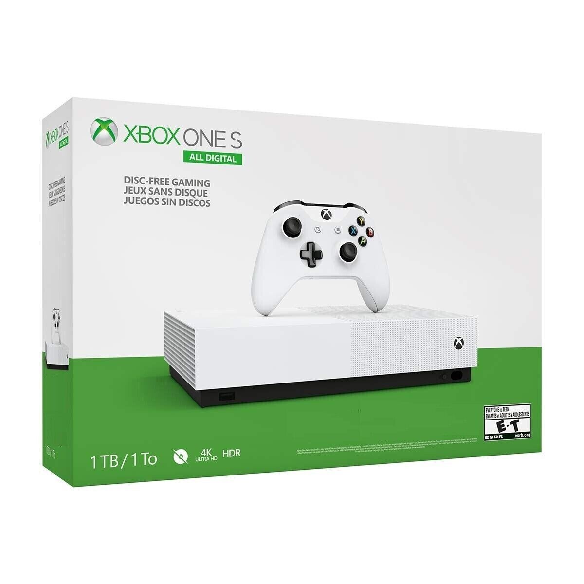 Xbox One S White Digital Only - 1TB