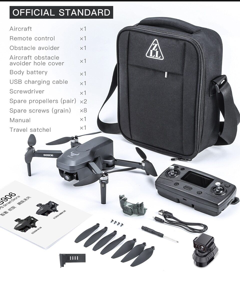 ZLL SG906 MINI SE 4K Drone HD Camera GPS 5G WiFi Brushless 360° Obstacle Avoidance