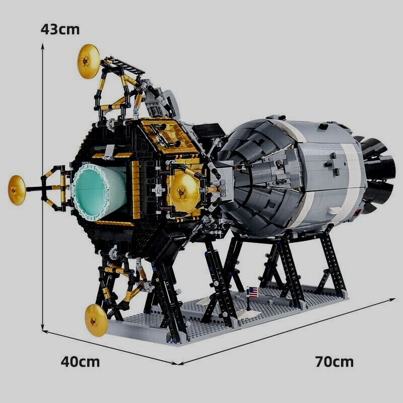 Mould King 21006 Apollo 11 Spacecraft with 7106 pieces