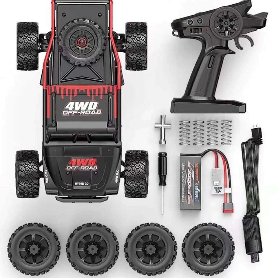 MJX HYPER GO 14209 RC CAR 4WD 1/14 BRUSHLESS MOTOR 75KMH DESERT RACER
