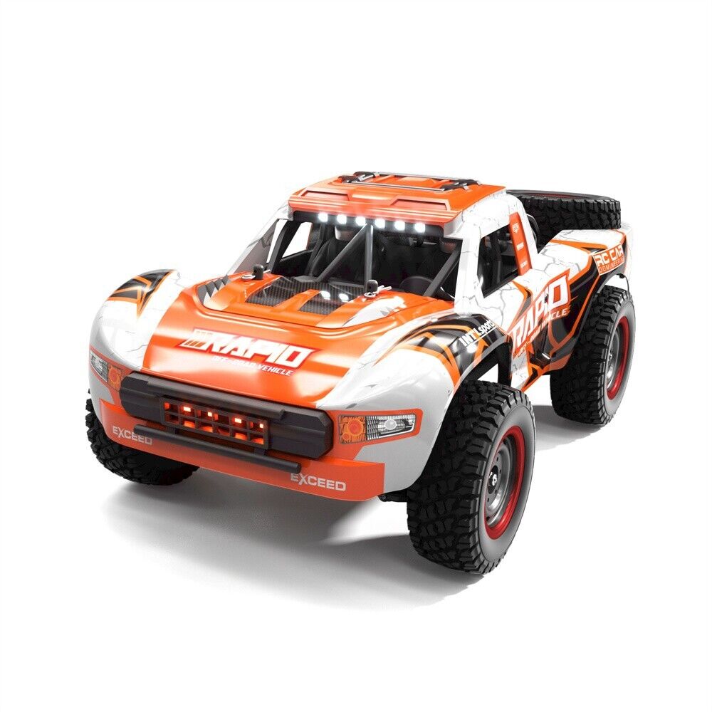 JJRC Q130 1/14 4X4 Brushless Off-Road RC Car, 34MPH (Orange)