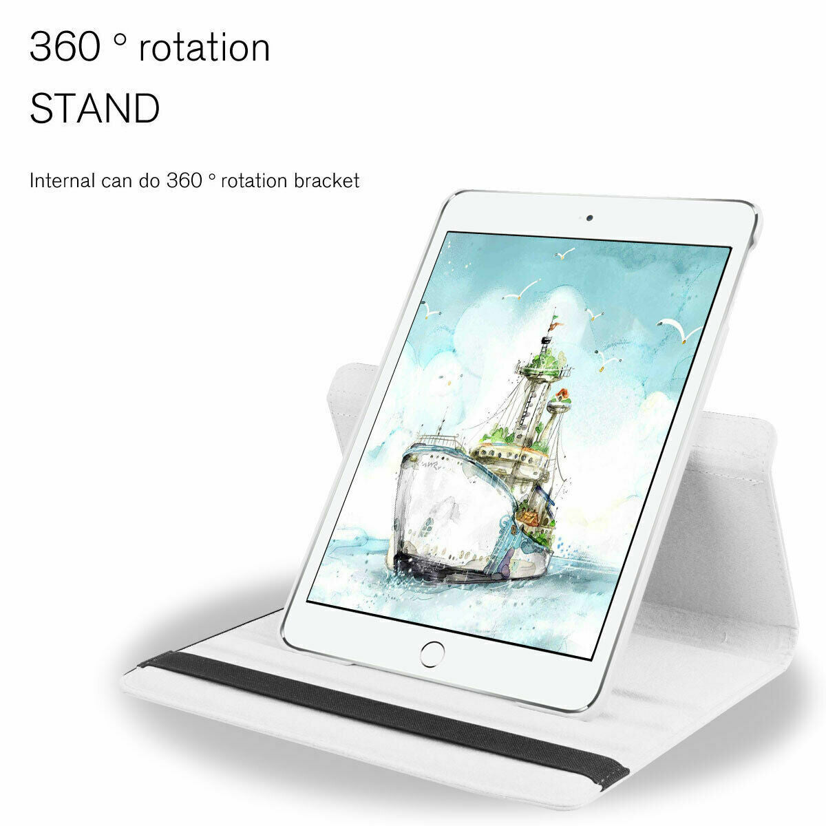 iPad 9.7 inch Leather 360° Rotating Smart Stand Flip Case Cover