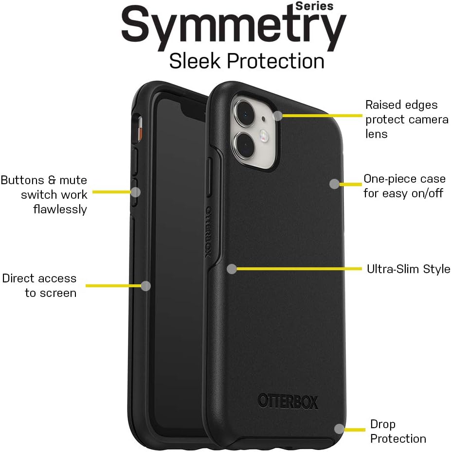 OtterBox SYMMETRY SERIES Case for iPhone 7 - 14 (Black)