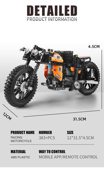 Mould King 23005 RC Motorcycle with 383 pieces