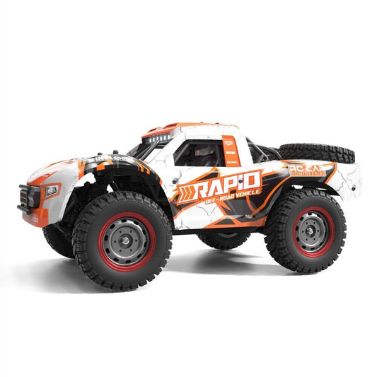 JJRC Q130 1/14 4X4 Brushless Off-Road RC Car, 34MPH (Orange)