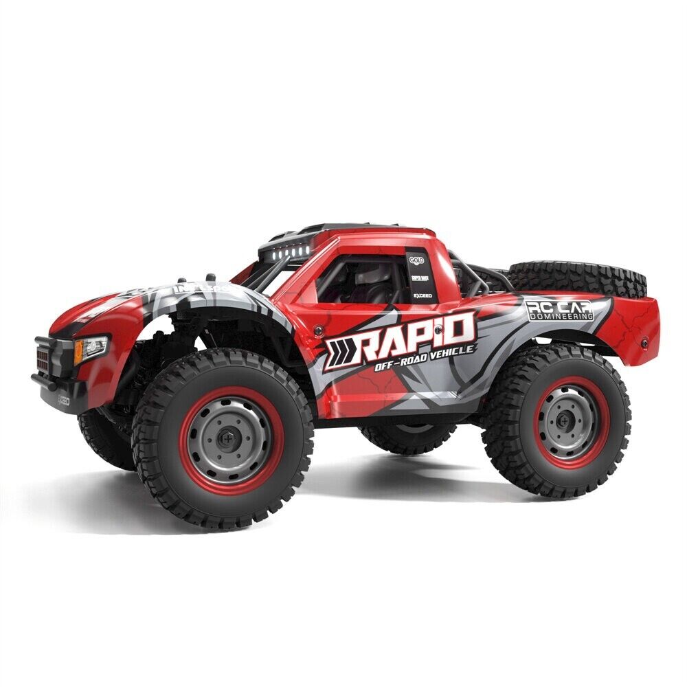 JJRC Q130 1/14 4X4 Brushless Off-Road RC Car, 34MPH (Red)